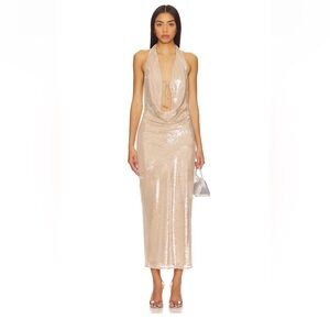 Lovers and Friends Stevie Sequin Midi Dress